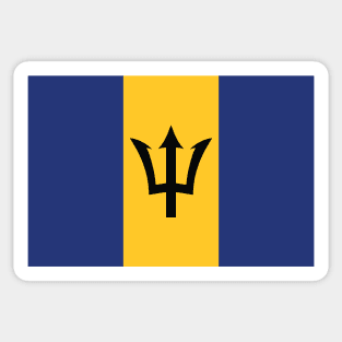 Barbados National Flag Sticker